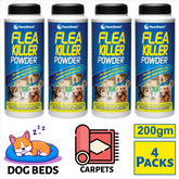 4X Flea Killer Powder 200G Pet supplies